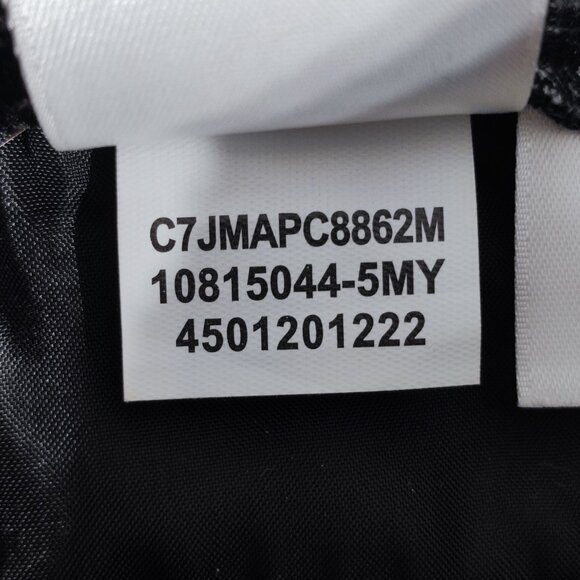 Anne Klein elastic waist pull on pants women's size XL grey chequered baggy - Picture 7 of 14